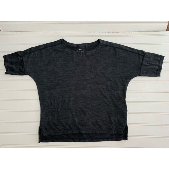 Nike Shirt Womens X-Small Black DriFit Medalist Running Top Long Sleeve Workout - Picture 8 of 8